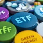 Symboles de fonds ETF divers pour un portefeuille optimisé.