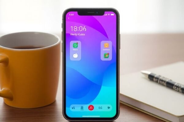 Interface de l'application mobile Meta AI sur un smartphone.