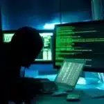 cyberattaque en cours par un hacker