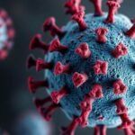 Illustration d'un variant du virus Covid-19.