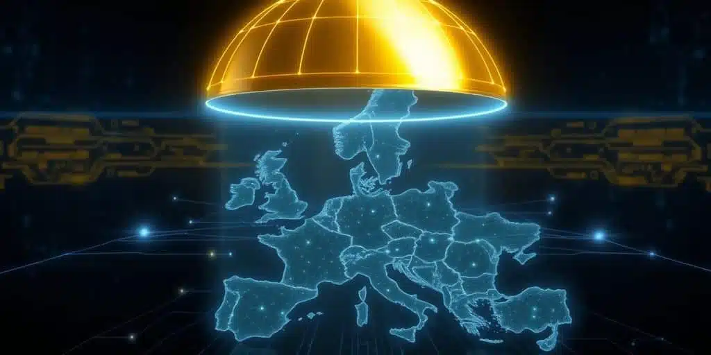 Dôme doré, Europe, cyberdéfense Microsoft.