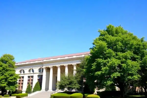 Bâtiment d'une institution académique prestigieuse