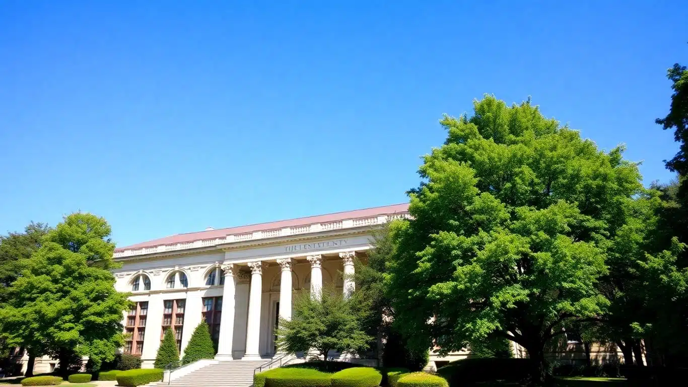 Bâtiment d'une institution académique prestigieuse
