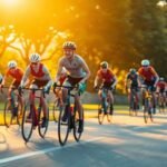 Cyclistes et coureurs en action sur Strava
