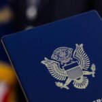 Passeport américain avec un visa