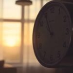 Horloge indiquant le passage à l'heure d'hiver