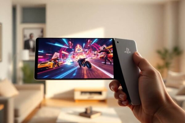 PlayStation Portal jouant à un jeu PS5.