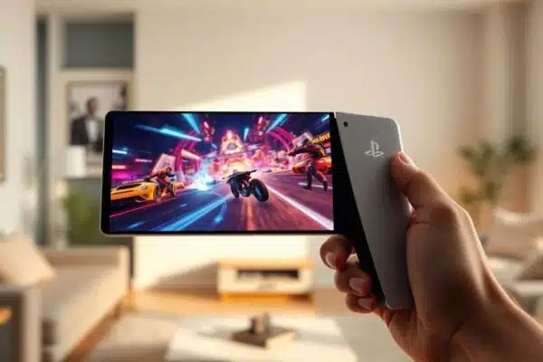 PlayStation Portal jouant à un jeu PS5.