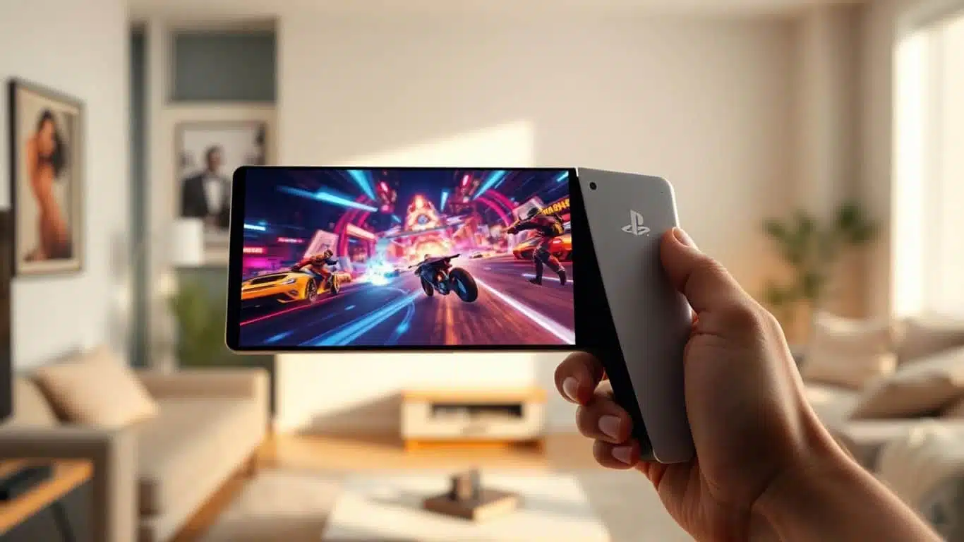 PlayStation Portal jouant à un jeu PS5.