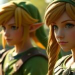 Premières fuites de Link et Zelda dans le film Zelda.