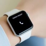 Apple Watch avec WhatsApp en appel