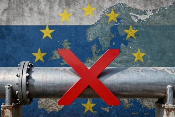 Gaz russe coupé par l'UE.