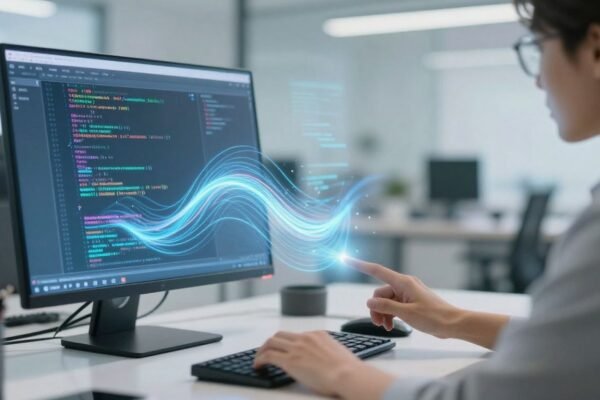 ChatGPT générant du contenu SEO pour PME.