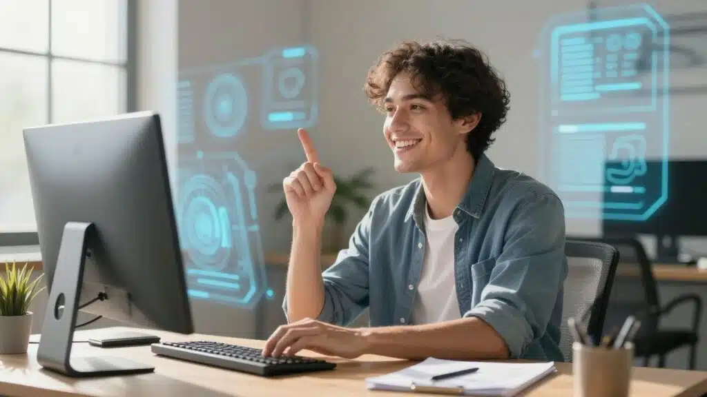 Gagner du temps avec l'IA au travail.