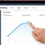 Interface de Systeme.io avec entonnoirs de vente et tableaux de bord.