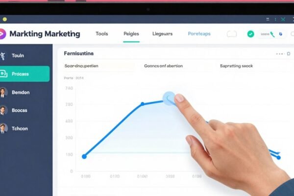 Interface de Systeme.io avec entonnoirs de vente et tableaux de bord.