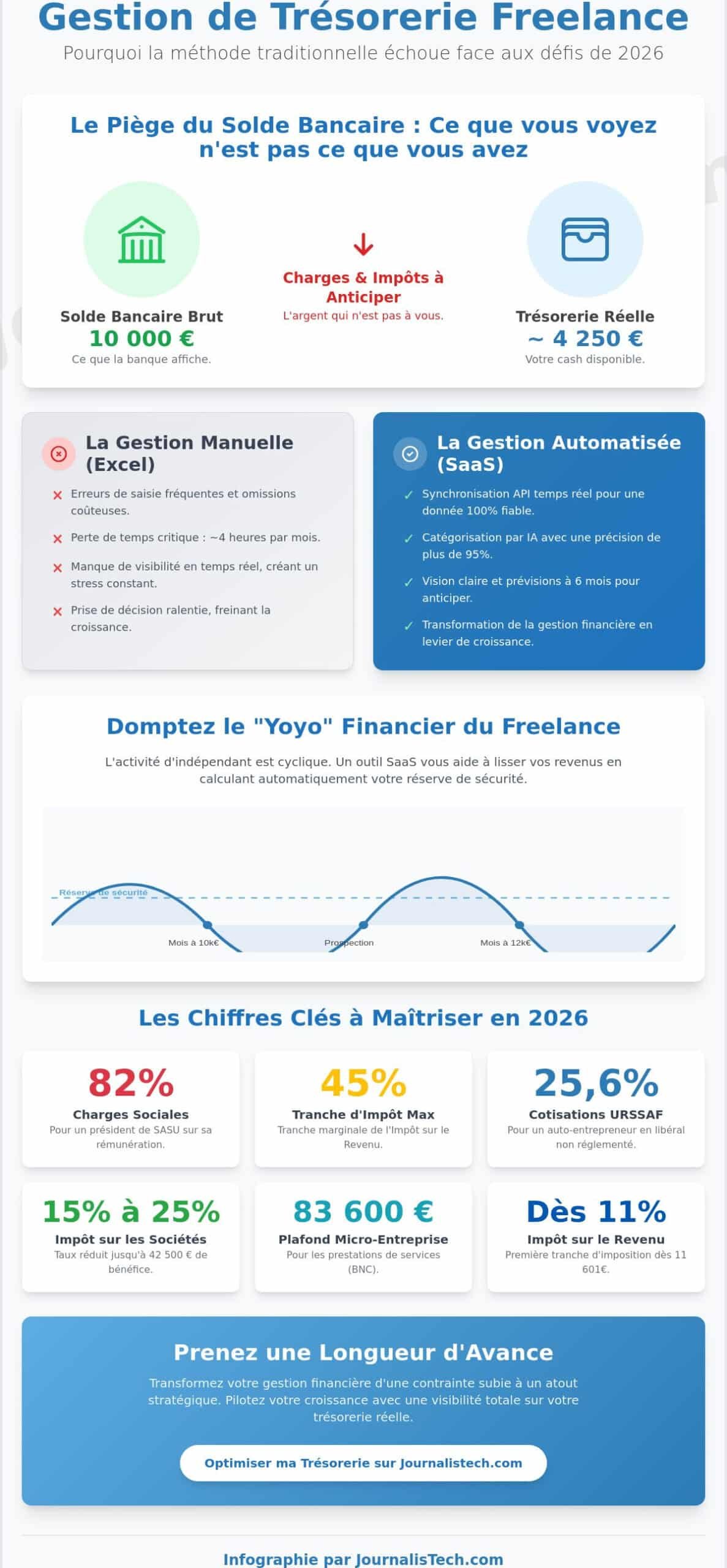 Optimiser sa trésorerie de freelance avec un outil SaaS : Guide complet 2026
