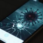 Téléphone infecté par un virus