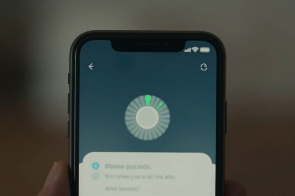 Téléphone lent avec icône de chargement