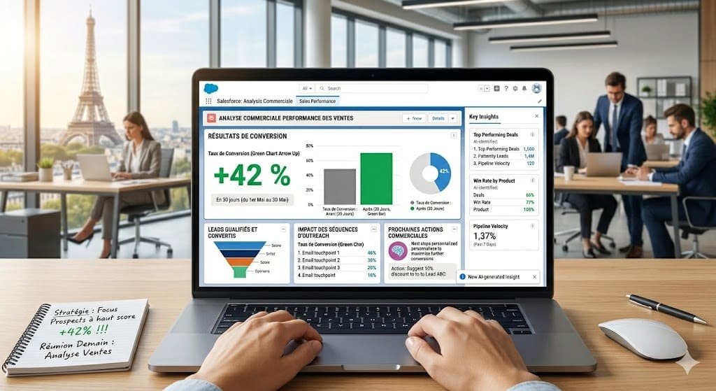 CRM IA analyse commerciale CRM SALESFORCE