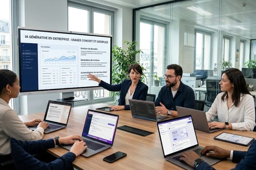 IA générative en entreprise : usages concrets et exemples
