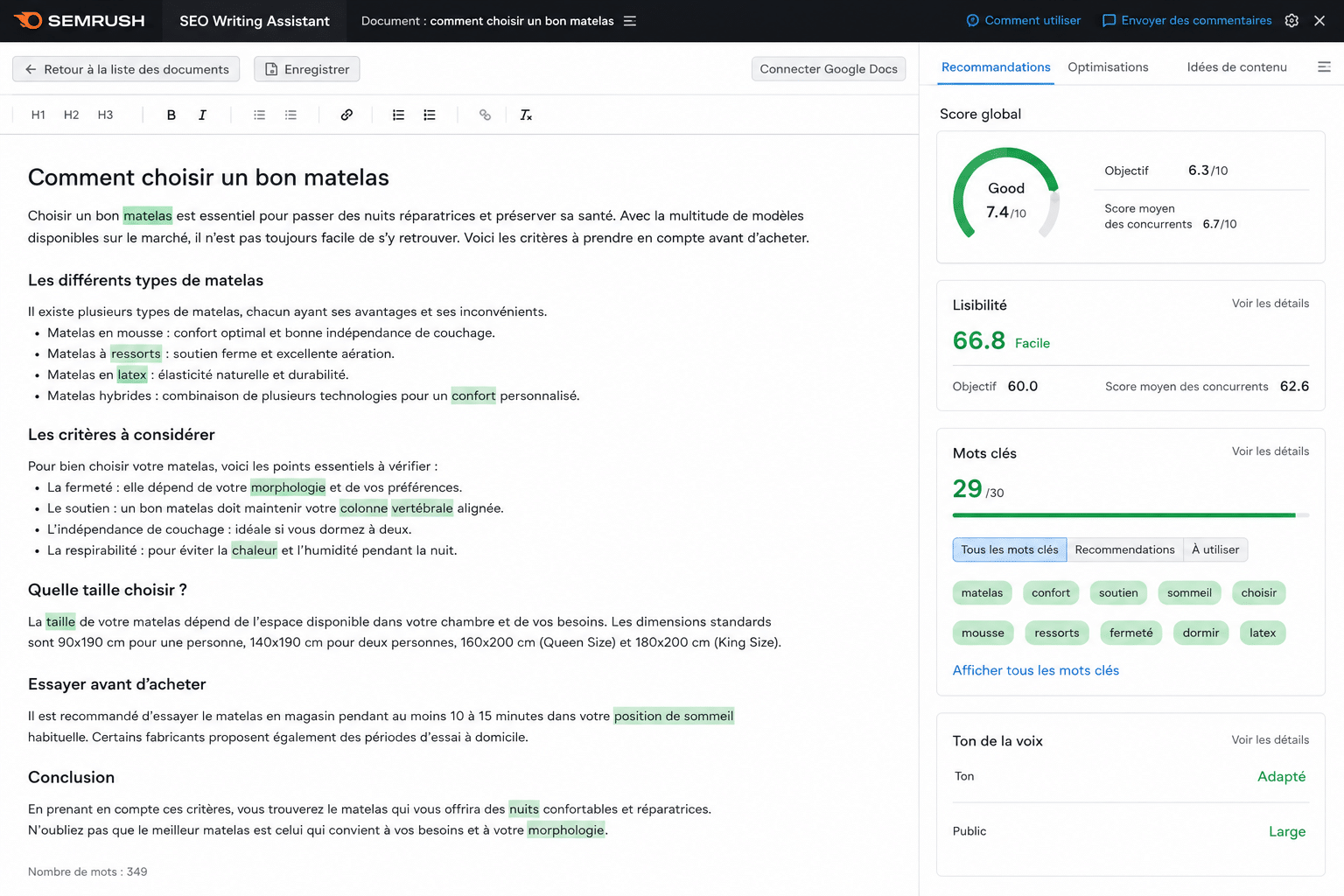 Writing Assistant Writing Assistant Semrush