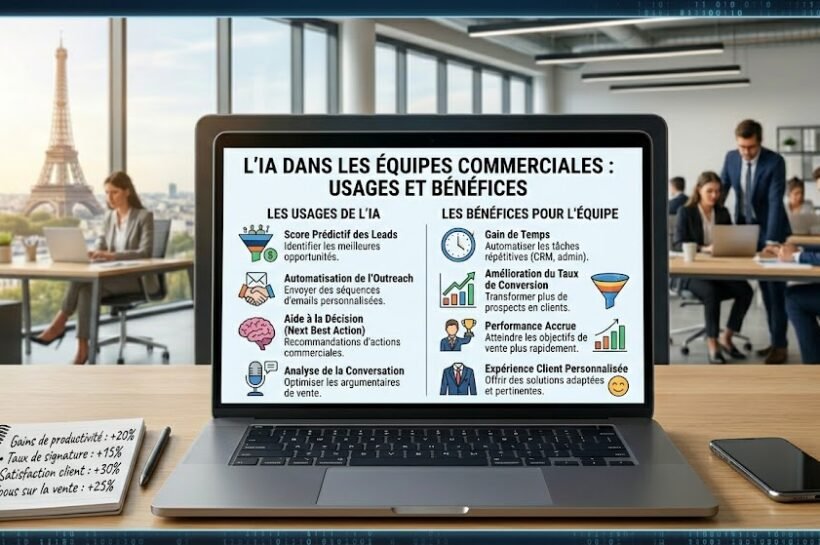 L’IA dans les équipes commerciales : usages et bénéfices