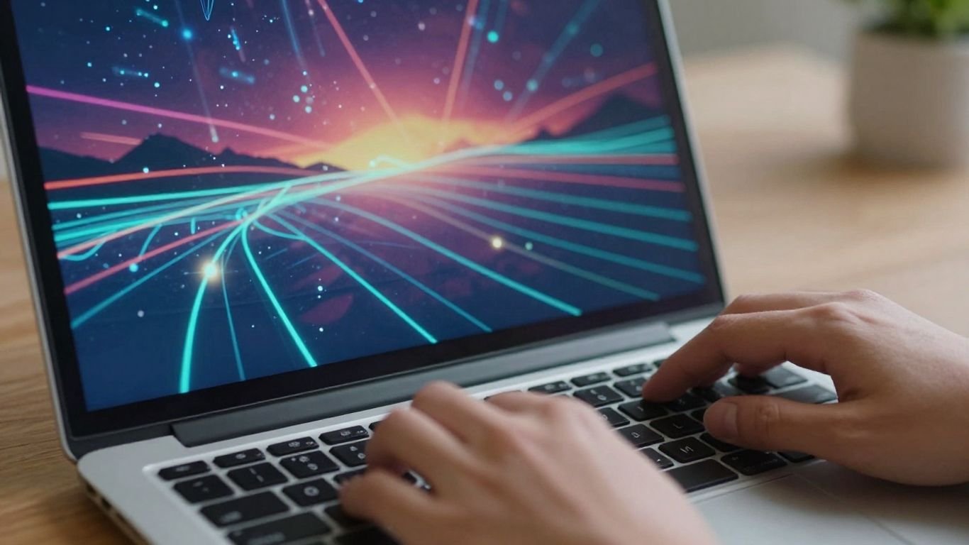 Personne utilisant Semrush pour trouver des mots-clés rentables.