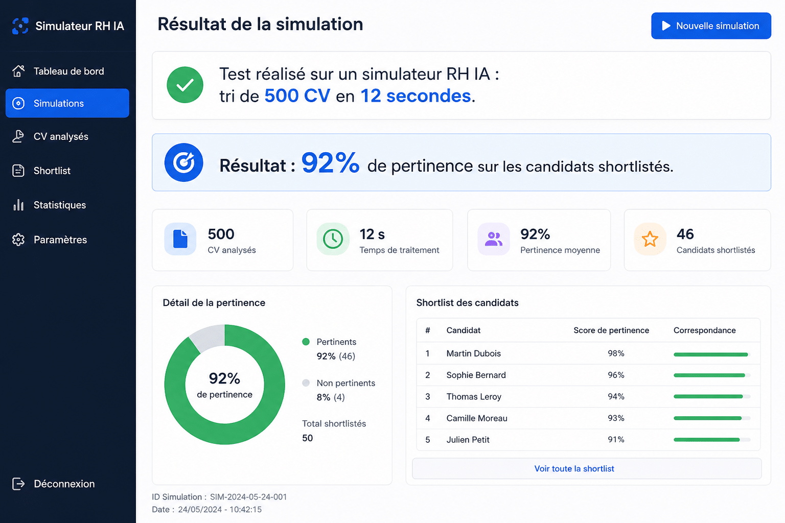 IA RH Dashboard IA RH
