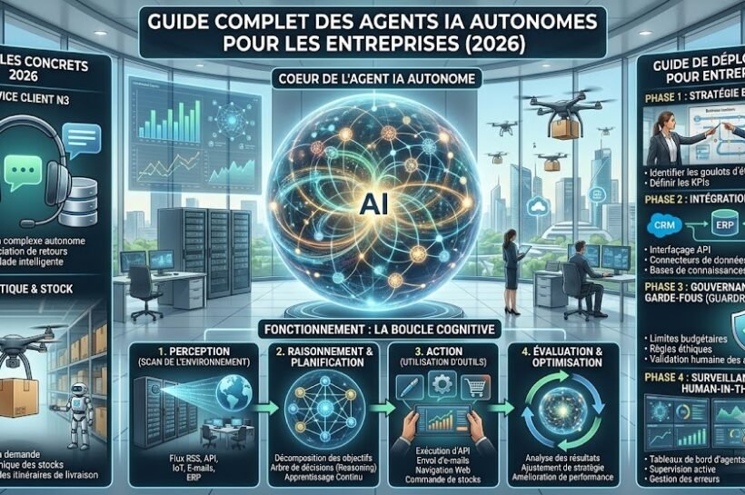 Agent IA autonome : guide complet