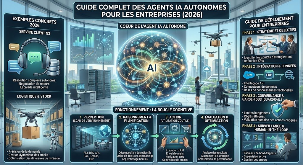 Agent IA autonome : guide complet