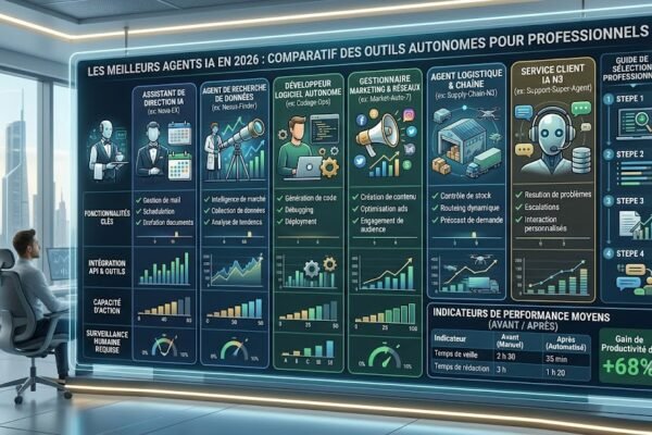 Les meilleurs agents IA en 2026 : comparatif des outils autonomes pour professionnels