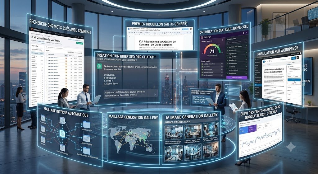 Workflow complet d'un agent IA entreprise