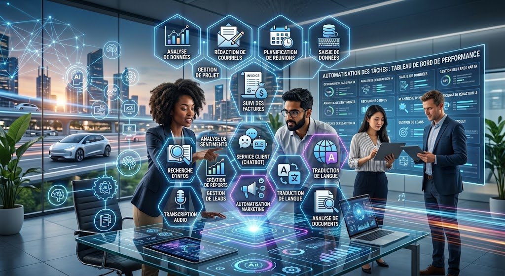 Automatiser son travail avec l’IA : 15 tâches à automatiser