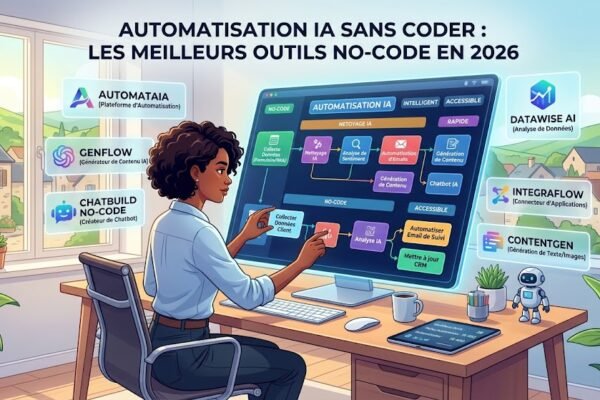 Automatisation IA sans coder : les meilleurs outils no-code en 2026