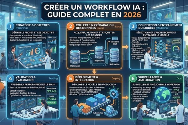 Créer un workflow IA : guide complet en 2026