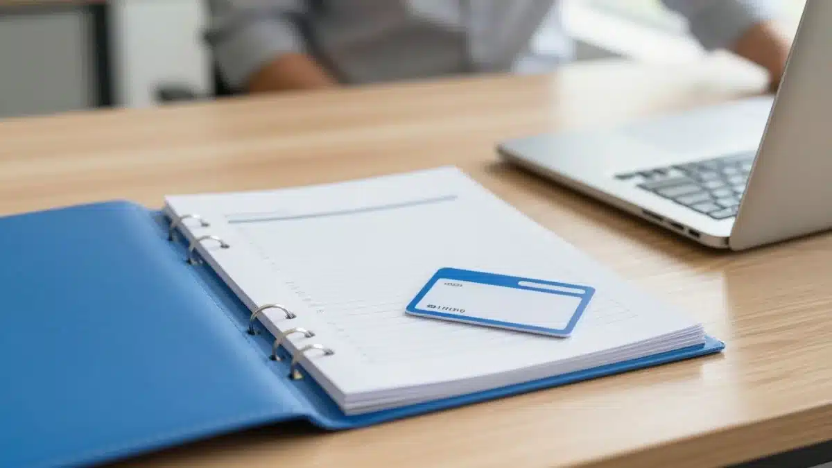 Documents confidentiels protégés dans un bureau moderne