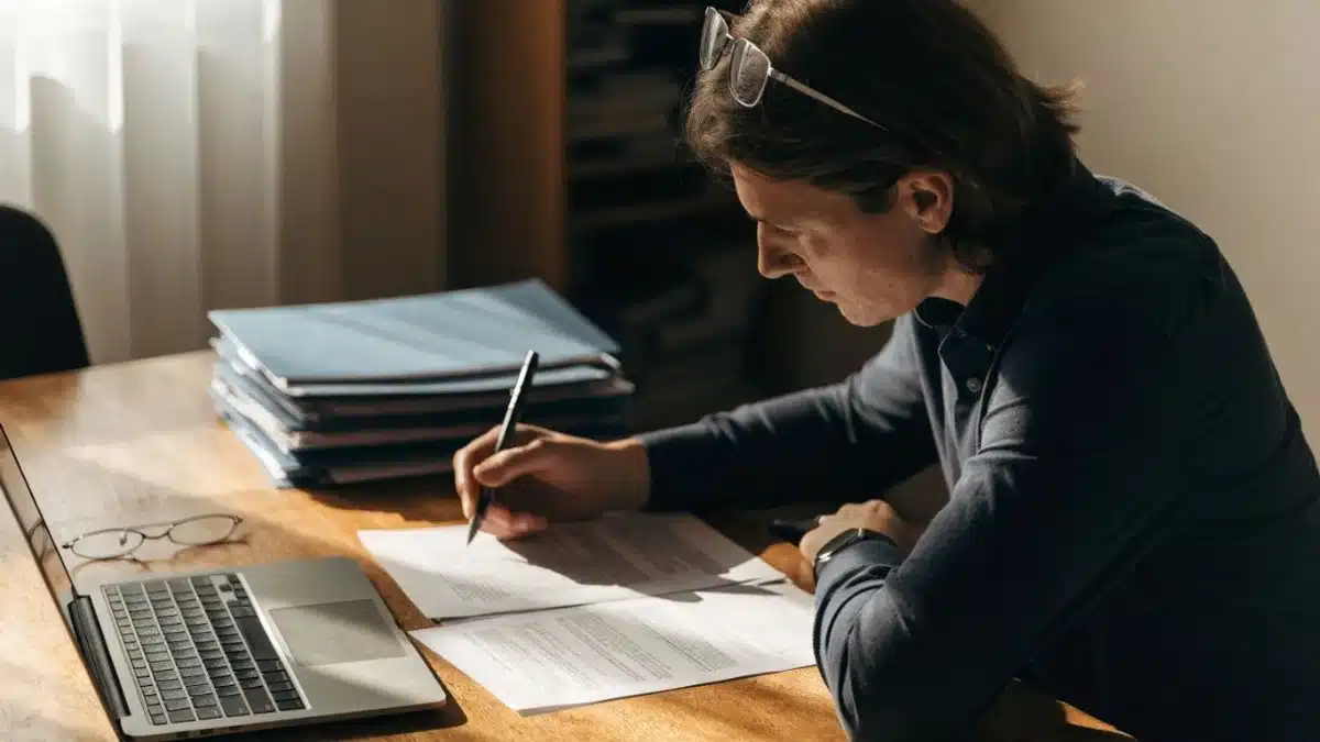 Auteur consultant des références et documents imprimés