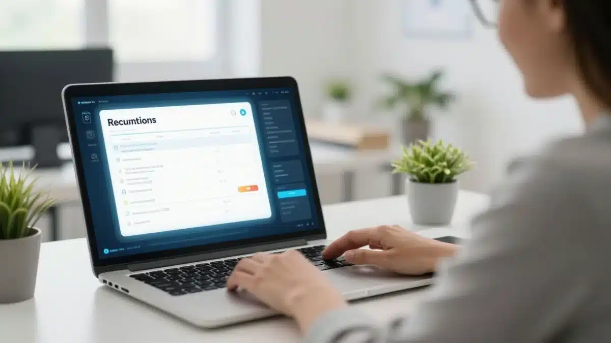 Capture de travail professionnel avec assistant numérique et processus automatisé