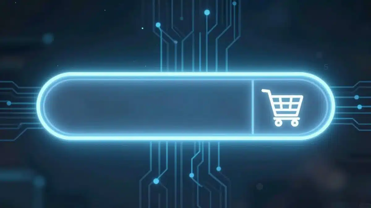 Interface IA de recherche et panier d'achats universel