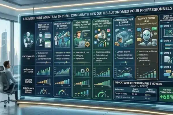 Les meilleurs agents IA en 2026 : comparatif des outils autonomes pour professionnels