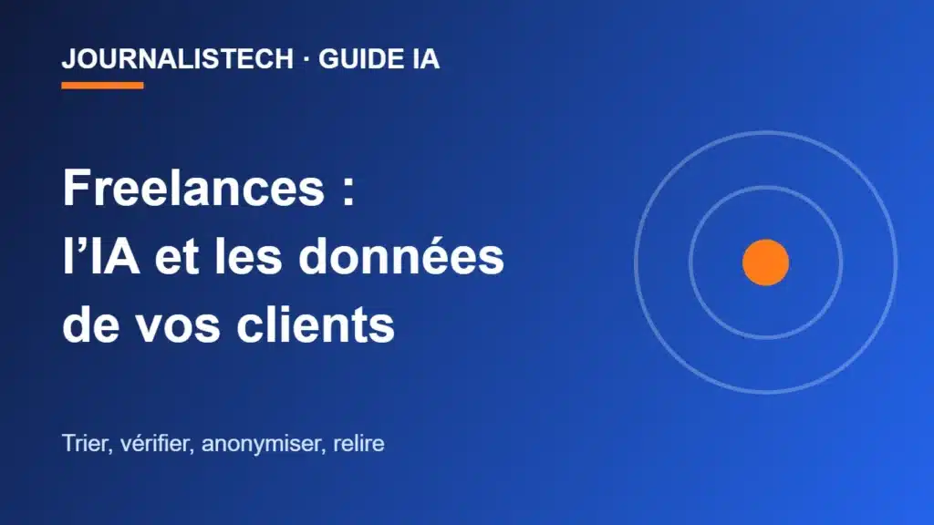 Illustration : freelances, IA et protection des données de leurs clients