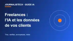 Illustration : freelances, IA et protection des données de leurs clients