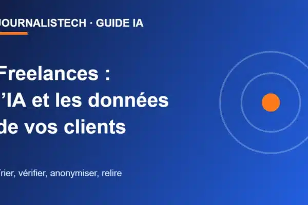 Illustration : freelances, IA et protection des données de leurs clients