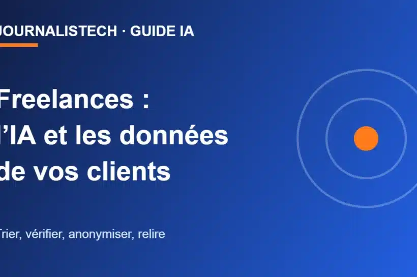 Illustration : freelances, IA et protection des données de leurs clients