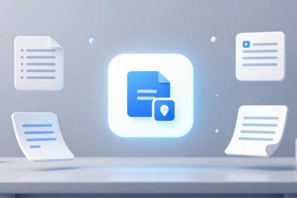 Interface de travail ChatGPT avec icônes de productivité