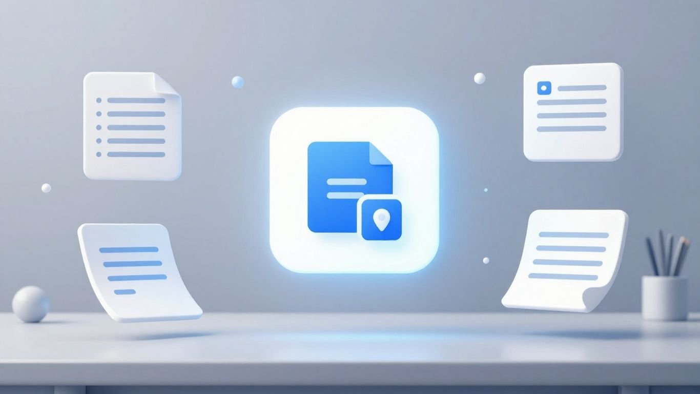 Interface de travail ChatGPT avec icônes de productivité