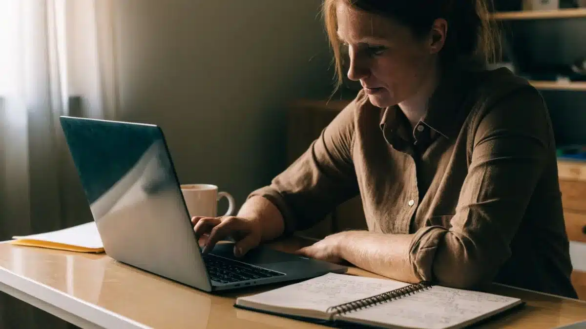 Freelance étudiant le site d’une entreprise